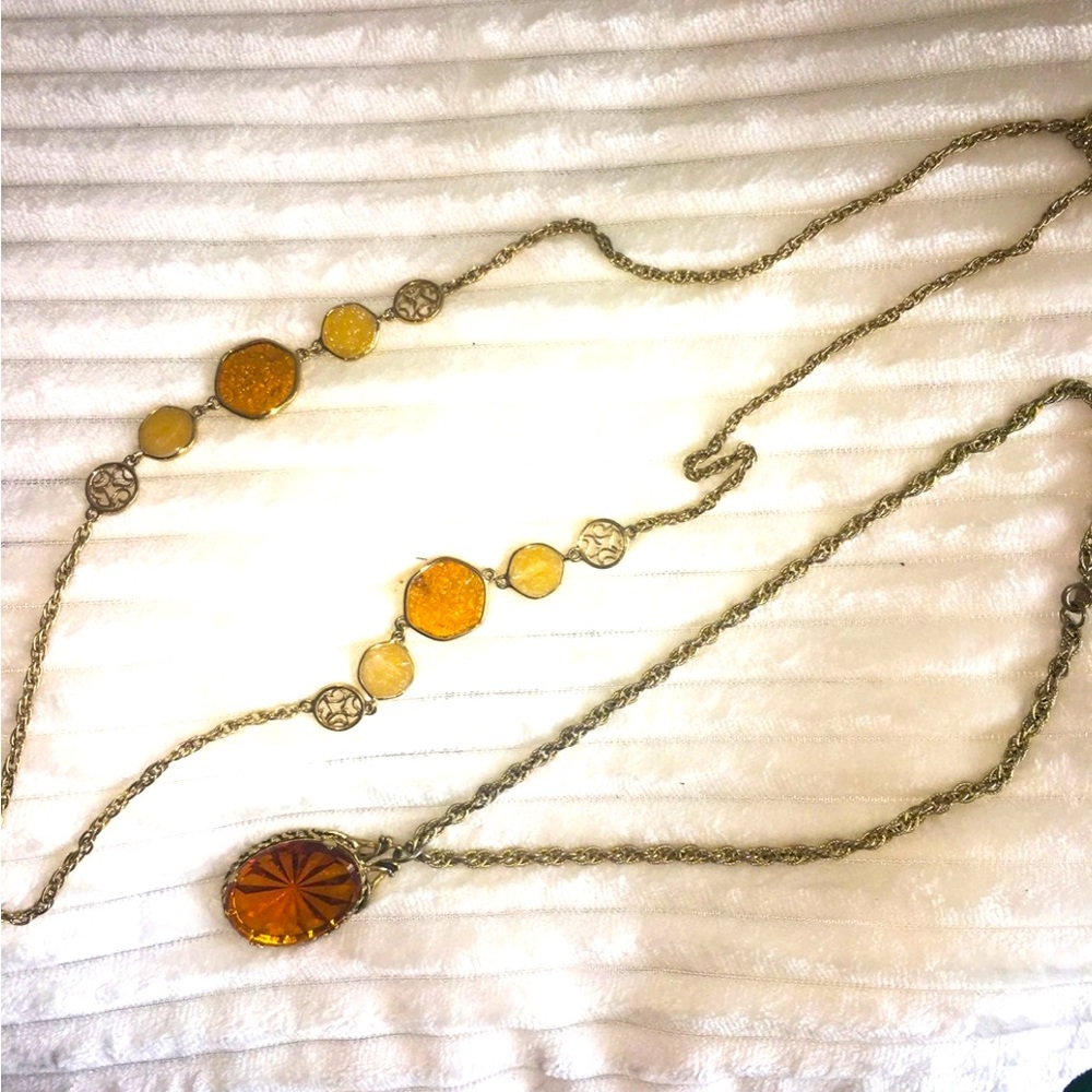 Vintage Amber Necklaces